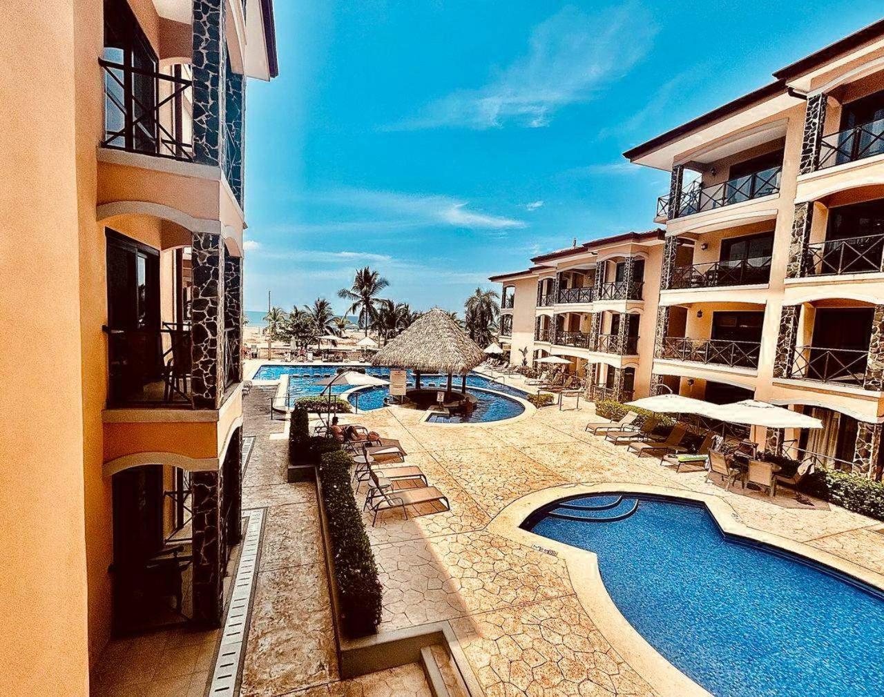 Apartamento De Lujo Las 3 Gotas Jaco, Frente Al Mar Con Vista A La Playa Buitenkant foto