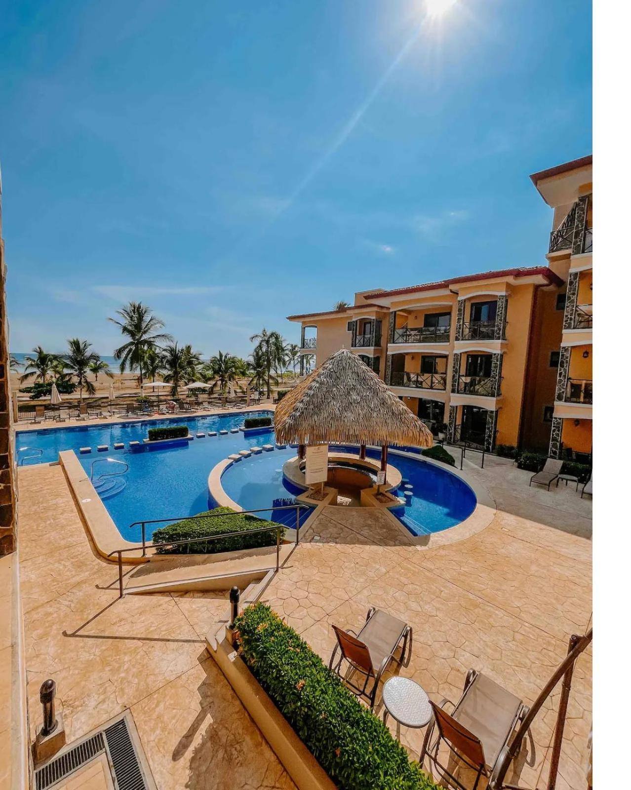 Apartamento De Lujo Las 3 Gotas Jaco, Frente Al Mar Con Vista A La Playa Buitenkant foto