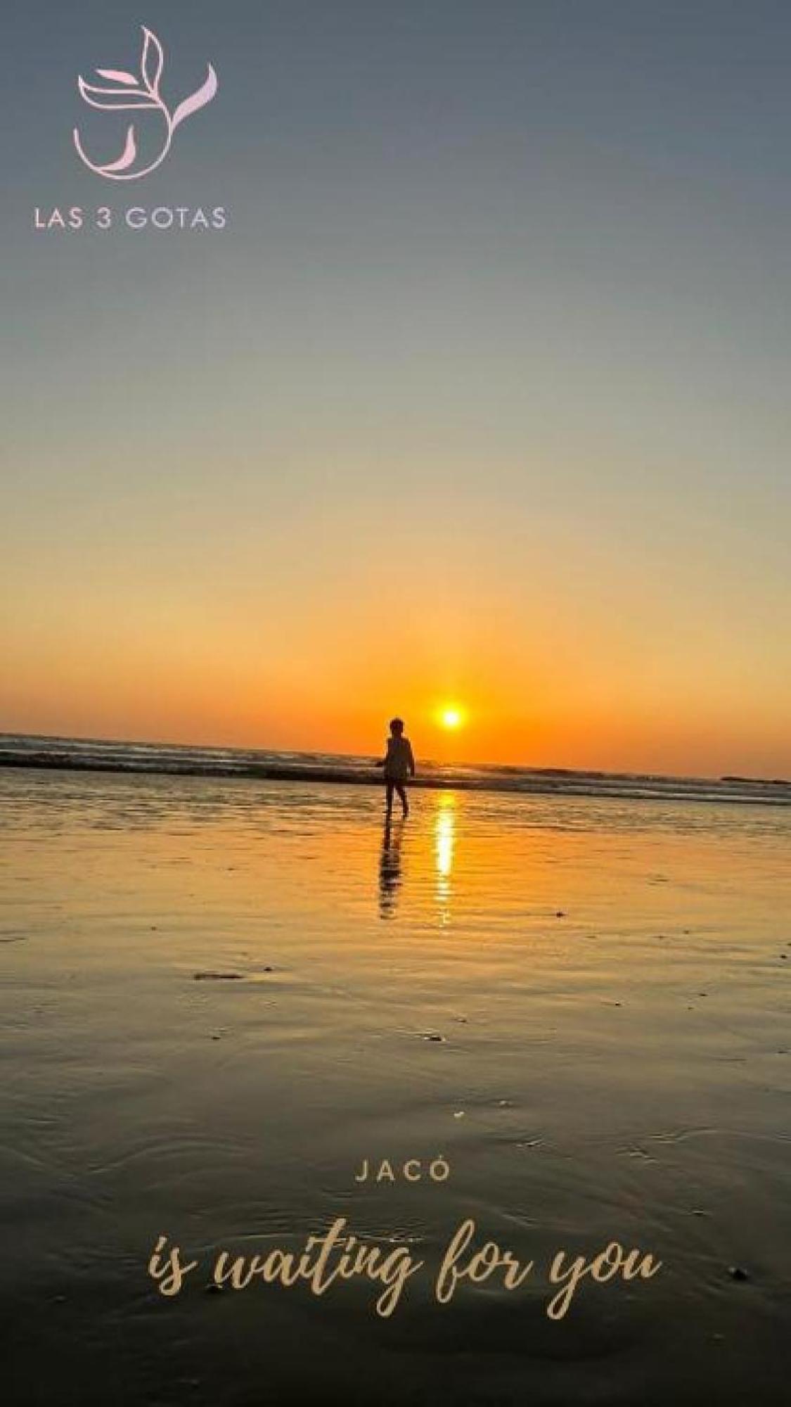 Apartamento De Lujo Las 3 Gotas Jaco, Frente Al Mar Con Vista A La Playa Buitenkant foto